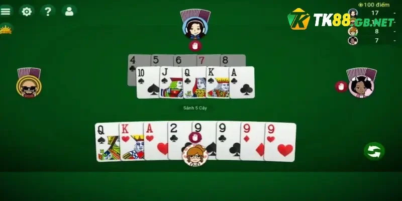 Hướng dẫn anh em cách đánh bài tiến lên miền nam chuẩn xác