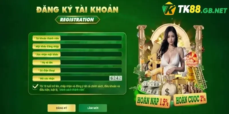 Hướng dẫn cách đăng ký TK88 chuẩn nhất