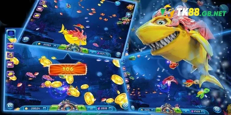 Bắn Cá Ăn Xu TK88 - Luật Chơi Đơn Giản Kiếm Tiền Liền Tay